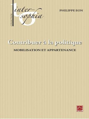 cover image of Contribuer à la politique